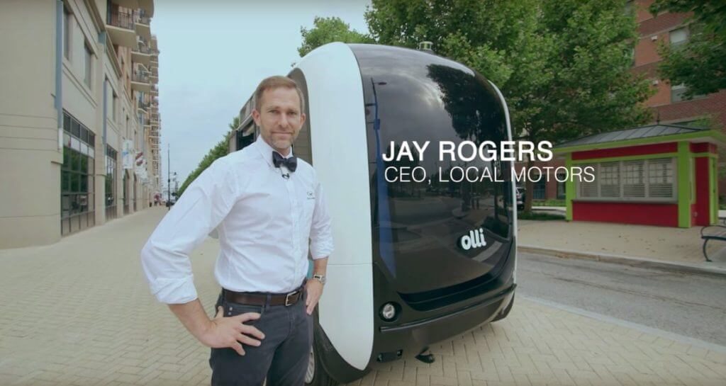 Jay Rogers beside Olli